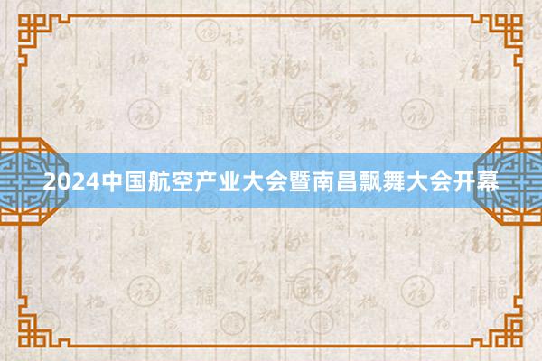 2024中国航空产业大会暨南昌飘舞大会开幕